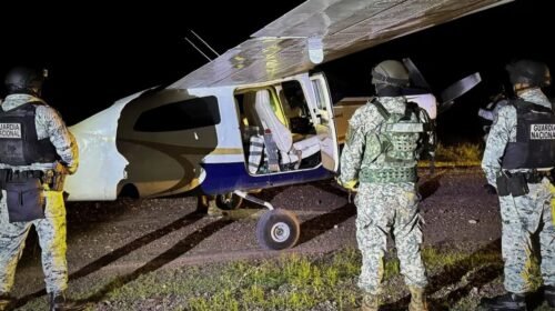 seguramiento avioneta droga garcia harfuch bukele seguridad narcotrafico