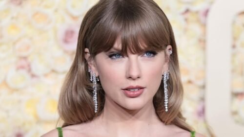 Beverly Hills (United States), 08/01/2024.- US singer Taylor Swift arrives for the 81st annual Golden Globe Awards ceremony at the Beverly Hilton Hotel in Beverly Hills, California, USA, 07 January 2024. Artists in various film and television categories are awarded Golden Globes by the Hollywood Foreign Press Association. EFE/EPA/ALLISON DINNER