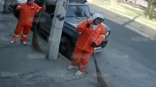 video falsos barrenderos asalto inseguridad