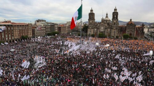 zocalo cdmx informe 100 dias claudia sheinbaum