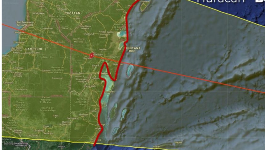 Huracán Beryl golpearía dos veces a México; esto dice el SMN sobre la trayectoria de este fenómeno meteorológico