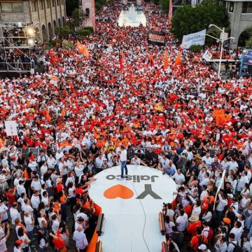 Abarrotan más de 65 mil de personas cierre de campaña de Pablo Lemus en Jalisco