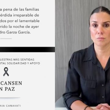 “Me duele muchísimo las vidas que se perdieron”: lamenta Lorenia Canavati, tras caída de escenario en su cierre de campaña